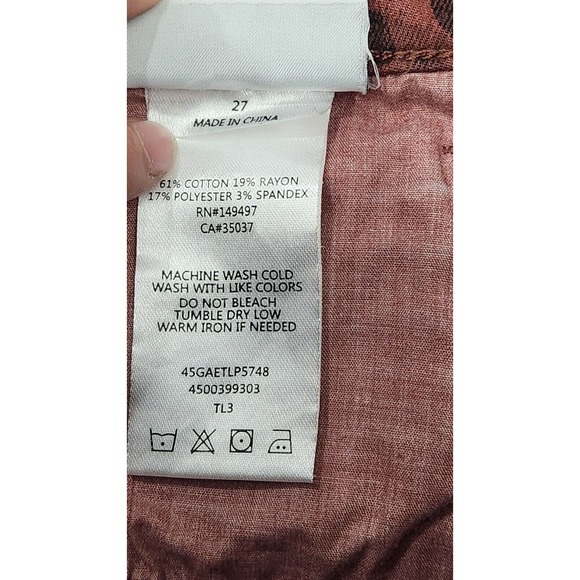 Excellent Joes Size 27 High Rise Skinny Leopard Print Jeans - Picture 8 of 11